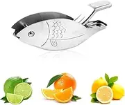 Manual Lemon Juicer, Manual Lemon Slice Squeezer, Portable Fruit Juicer, Fish Shape Hand Juicer for Orange Lemon Lime Pomegranate