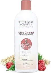 Veterinary Formula Smart Coat Complex Ultra Oatmeal Moisturizing Shampoo for Dogs, 17 Fl oz – Moisture-Rich, Nourishing Shampoo – Leaves Coat Clean, Soft, Silky, Shiny – Long-Lasting Fragrance