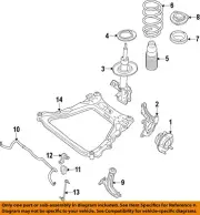 NISSAN OEM 11-20 Quest Stabilizer Bar Components-Stabilizer Link 546681AA0E (for: Nissan)