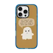 iPhone 16 Pro Impact Case MagSafe Compatible Lil Ghost Phone Case by GMF Designs