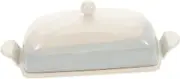 BESTOYARD Butter Tray with Lid Ceramic Butter Holder for Kitchen Multi Purpose Cheese Container for Home and Restaurants Keeps Food Fresh