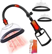 Pussy Pump Sexual Enhancers Sex Toys for Women, Strong Suction Heightens Sensitivity -Manual Vagina Pump Clitoral Stimulator Labia Pump to Increases Sensation and Enhances Female Pleasure