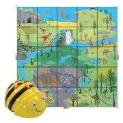 TTS Bee-Bot Robot with Dinosaur Play Mat, STEM Coding Toy Robotics for Kids 3+