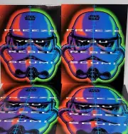 7 Star Wars 1996 MEAD Portfolio Folder Unpunched Unused ~ Colorful Storm Trooper