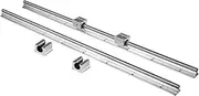 SBR12‑800mm 12MM Linear Bearing Rail Slide Guide Shaft 4pcs SBR12UU Blocks High Precision Metal Industrial Equipment Accessories