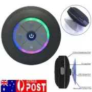Waterproof Shower LED Bluetooth Mini Speaker Portable Suction For Samsung iPhone