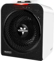 Vornado Velocity 3 Space Heater with 3 Heat Settings, Adjustable Thermostat, and