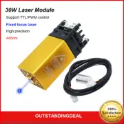 30W Laser Module CNC Laser Head Blue Purple Light 445nm Fixed Focus Laser ot25