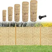 Balcony Reed Fence Bamboo Screen Fencing, 6FT X 16.4FT Bamboo Fencing Privacy Reed Screening for Outdoor, Gallery, Restaurant, Hotel, Patio(1.75x18m/5.7x59ft)