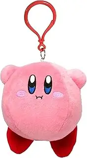 Sanei Kirby Plush Hovering Keychain, Pink