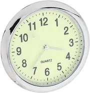 Mobestech 2pcs Car Quartz Clock Automotive Clock Mechanism Countdown Timer Seconds Modern Silver Steel