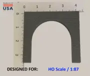 HO Scale Stone Single Train Tunnel Portal - H0 Model Railroad Scenery