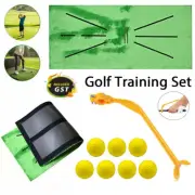 Golf Training Mat for Swing Detection Batting Golfs Aid Game Practice Training T