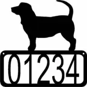Petit Basset Griffon Vendeen Dog House Address Sign - Made in USA