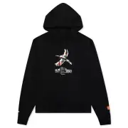 New With Tags Heron Preston Rainbow Black/White Heron Bird Hoodie Size L $605.00