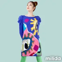 在飛比找蝦皮商城優惠-milida 立體剪裁公主袖洋裝 MMRYDA009