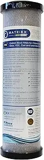 KX 06-250-10-GREEN 25cm Pb1 Carbon Block Filters for Chlorine Taste and Odour, VOC, Cyst and Lead Reduction KX MatriKX Powered by GREENBLOCK Replaces 06-250-125-975