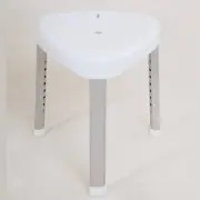 Atlantis Height Adjustable Corner Shower Stool and Bath Seat