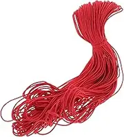Beatifufu 100m Round Elastic Cord DIY Mask Craft Elastic Band 2.5mm for Clothing Dec