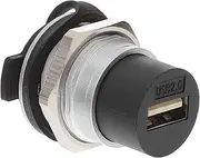 SEWACC USB Panel Mount Coupler Adapter Female to Female Connector High Speed USB Extension for Harsh Environments Durable Design with Cover