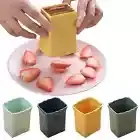Slicer Strawberry Egg Fruit Cup Cutter Stainless Steel for Boiled Hard Banana