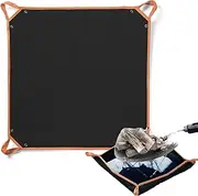 BBQ Fireproof Mat,with Handle Fireproof Pad for Wood Stove | with Handle Fireproof Barbecue Grill Mats High Temperature-Resistant for Camping