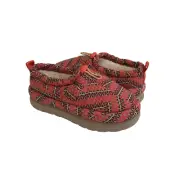 UGG WOMEN MAXI HERITAGE BRAID CHESTNUT PLATFORM CLOG SHOES US 10 / EU 41 / UK 8