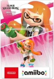 Nintendo Super Smash Bros Collection Amiibo INKLING girl orange Brand New