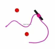Hawken AFBSPK-10 Aero-Float Micro Bobber Stop Neon Pink w/Slotted