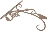 Didiseaon 1Set Wall Mounted Planter Hook Durable Bracket for Hanging Planters Rustic Design for Gardens Balconies and Patios Strong Capacity for Flower Pots
