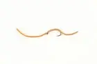 Fly Fishing Flies (Bass, Bream, Perch, Trout) Micro Worm Tan Fly (6 flies)