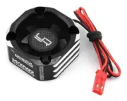 Yeah Racing YEAYA0576BK 30x30mm Aluminum Case Booster Fan (Black)