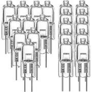 20 Pcs G4 Halogen Bulbs,20w 12v Halogen Light Bulbs 2 Pin Clear Lamp Bulb,for Cooker Lighting,signa
