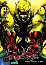 MARVEL UNIVERSE, SERIES 5, 1994, BASE Trading Card # 115, SABRETOOTH