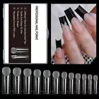 120pcs/box Nail Extension Mold with Lines Nail Extension Full Cover Gel Nails