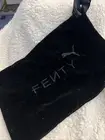 Puma x Fenty Black Velvet Dust Bag Makeup Sporty Shoe Storage Carry Drawstring