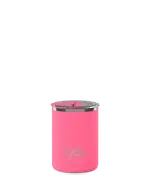 frank green Limited Edition Ceramic Coffee Cup with Hinged Lid - 12oz 355ml - Bubblegum Blast