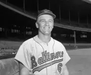 Whitey Herzog 1961 Baltimore Orioles Baseball Old Photo