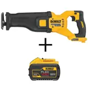 DEWALT FLEXVOLT 60-Volt MAX Li-Ion Cordless Brushless Reciprocating Saw with 9.0