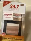 24.7 Minerals Bronzer .32oz Anti- aging Bronze Highlight Palette Compact