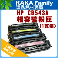 在飛比找PChome24h購物優惠-【卡卡家族】HP CB543A 紅色 相容碳粉匣 適用Col