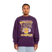 Mitchell & Ness Mens Los Angeles Lakers Tri 2.0 Sweatshirt