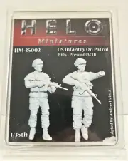 1/35 HELO MINIATURES US INFANTRY ON PATROL 2005-PRESENT ACU #HM-35002 NEW RESIN
