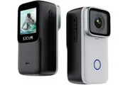 SJCAM C200 Action Cam 4K 16MP Sports Camera WiFi, 5 m Body Waterproof Underwater Camera, 6-Axis Image Stabilisation Motorcycle Camera with 1200 mAh Battery Accessory Kit