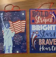 Partriotic Statue of Liberty Stripes And Stars 2 Pack.