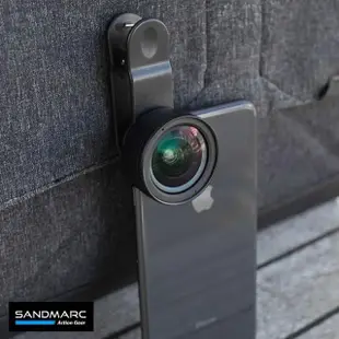 【SANDMARC】《升級版》0.56Ｘ超廣角HD手機鏡頭含夾具及iPhone14 專用背蓋(手機廣角鏡 iPhone鏡頭)