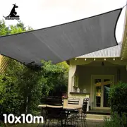 Square Shade Sail (Grey) - 10x10m
