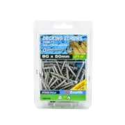Zenith 8G x 50mm Stainless Steel Type 17 Decking Screws - 50 Pack