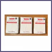 3-Pk Craft Smart Oven Bake Polymer Clay Special Effect Glitter White 2 oz (6 oz)