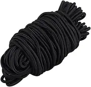 10m Black Round Stretch Elastic String 3mm Cord Ties Elastic Rope Multi-Purpose Elastic Cord for Store Home Use
